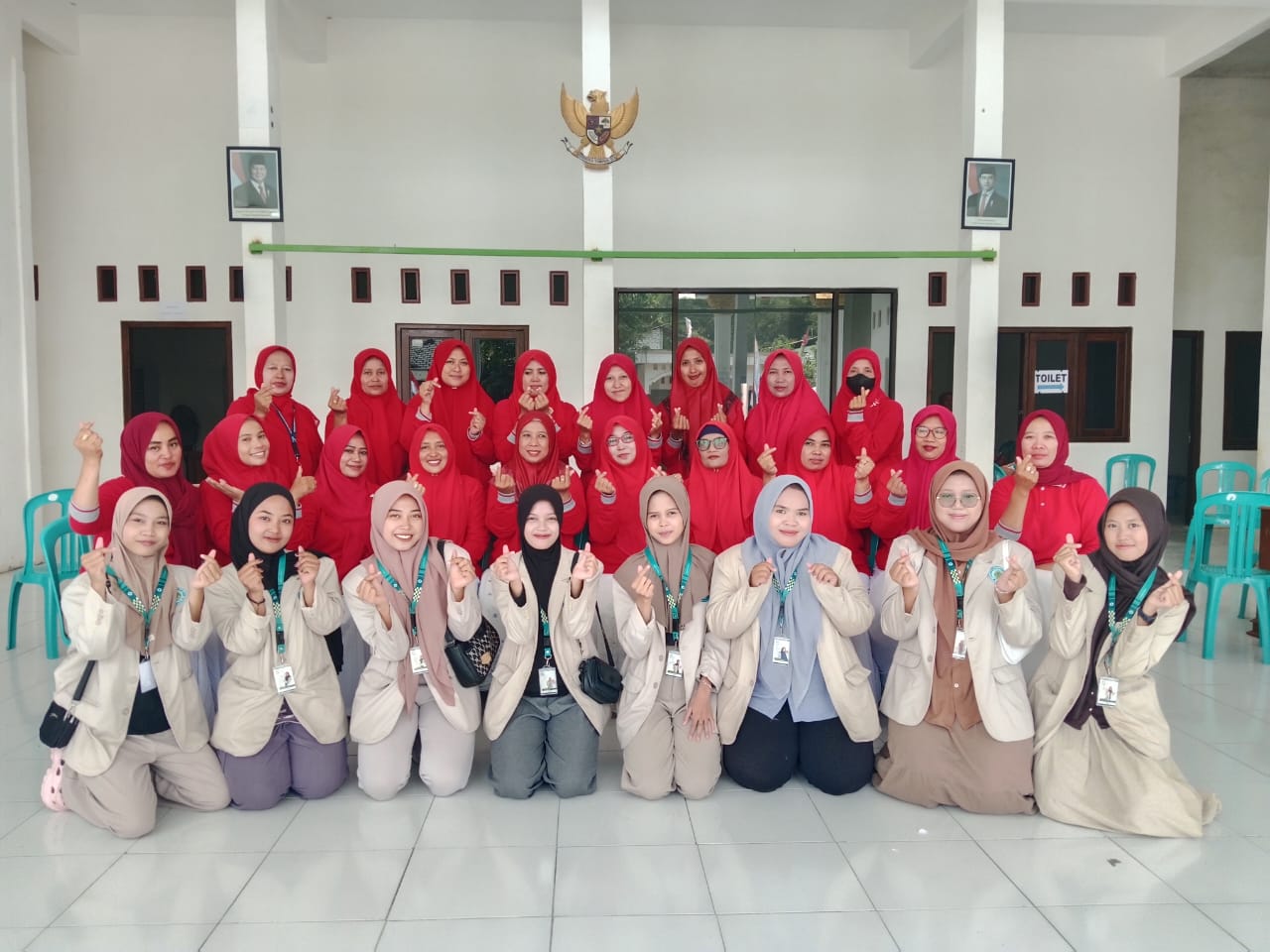 foto bersama ibu